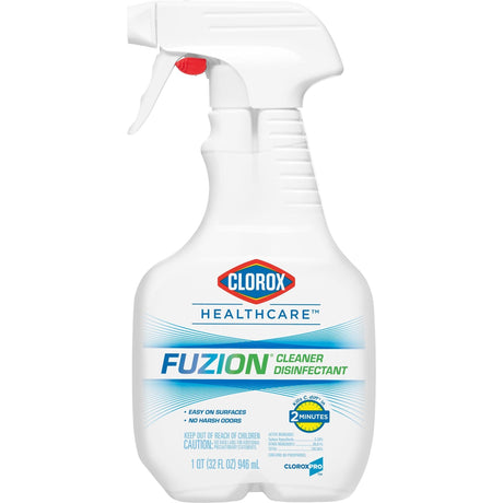 Clorox Healthcare Fuzion, Cleaner Disinfectant, Broad Spectrum, Trigger Spray, Liquid, 32 oz Bottle, Scented, Nonsterile - 31478-Single - LL Medico
