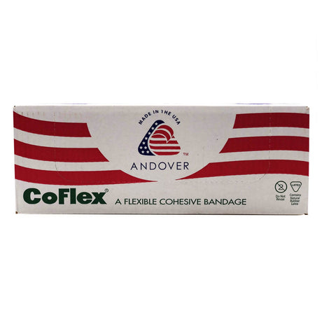 CoFlex Cohesive Bandage, Self-Adherent Closure, Neon Pink / Blue / Purple / Light Blue / Neon Green / Red, Latex, NonSterile, 14 lbs. Tensile Strength - 3150CP-048-Single - LL Medico