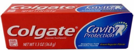 Colgate Cavity Protection Toothpaste Regular Flavor, 1-ounce Tube - 151111-Single - LL Medico