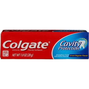 Colgate Cavity Protection Toothpaste Regular Flavor, 1-ounce Tube - 151111-Single - LL Medico