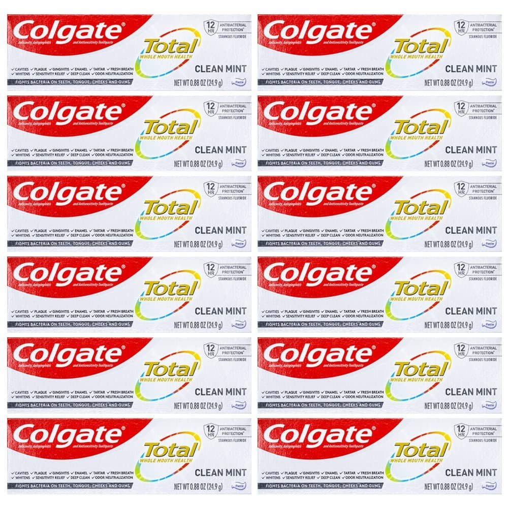 Colgate Total Toothpaste, Clean Mint, 0.88 oz Tube - 61044324-Single - LL Medico