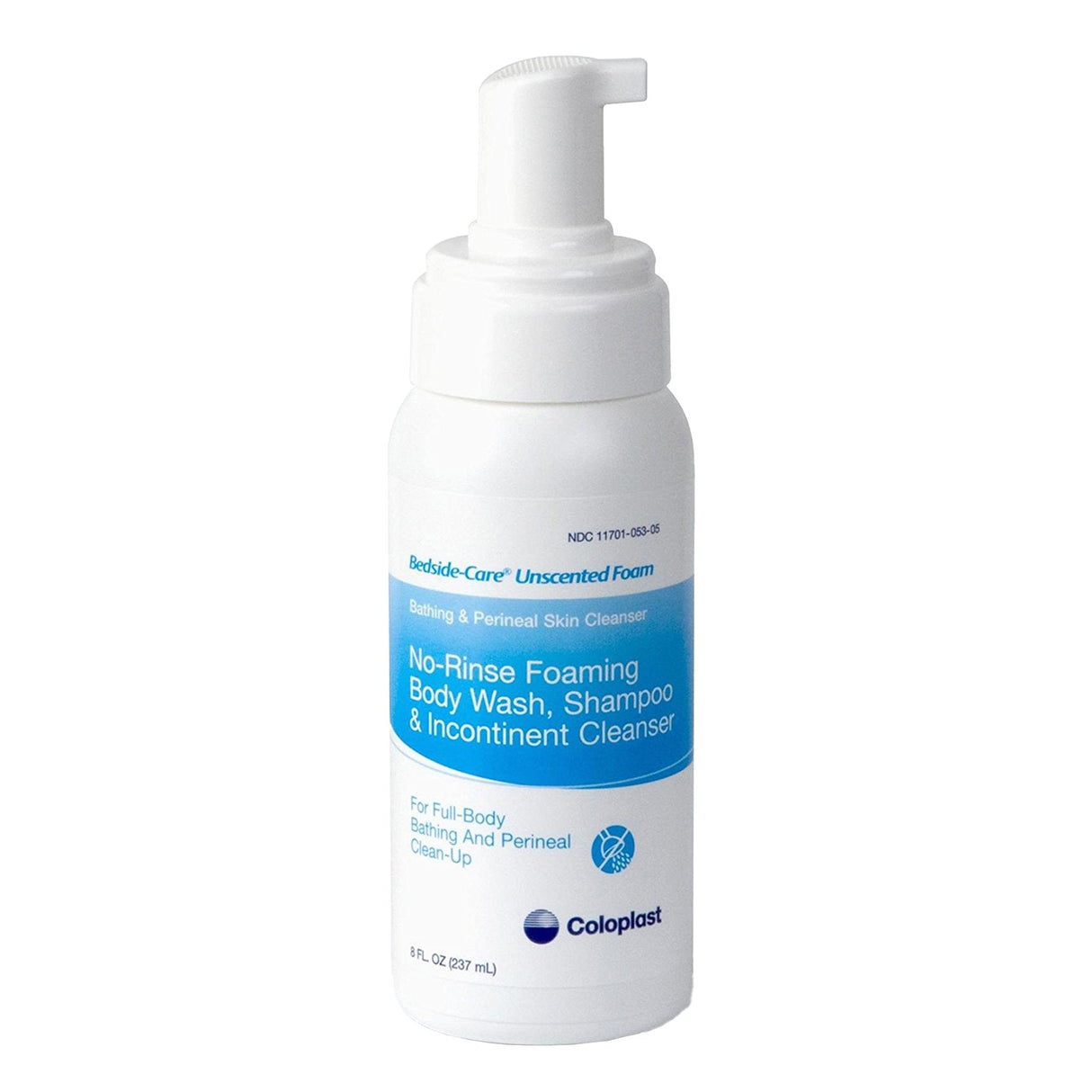 Coloplast Bedside-Care Foam Cleanser, Unscented, Shampoo and Body Wash, 8.1-ounce bottle - COI67146-Single - LL Medico