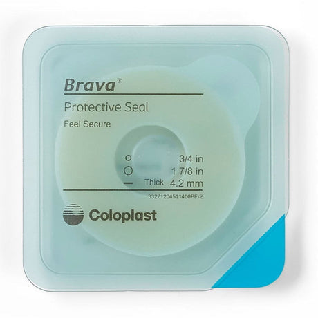 Coloplast Brava Thick Two-Piece Skin Barrier, Flat - 12045-Single - LL Medico