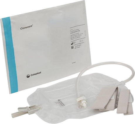 Coloplast Conveen Contour Leg Bag with Anti-Reflux Valve, 21 oz (600 mL) - 5171-Single - LL Medico
