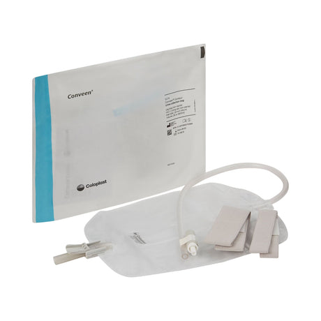 Coloplast Conveen Contour Urinary Leg Bag, Anti-Reflux Valve, Polyethylene/Flocked, 800mL - 5174-Single - LL Medico