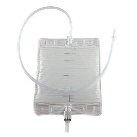 Coloplast Conveen Security+ Urinary Leg Bag, Anti-Reflux Valve, Sterile Polyethylene, 1500 mL - 05062-Single - LL Medico