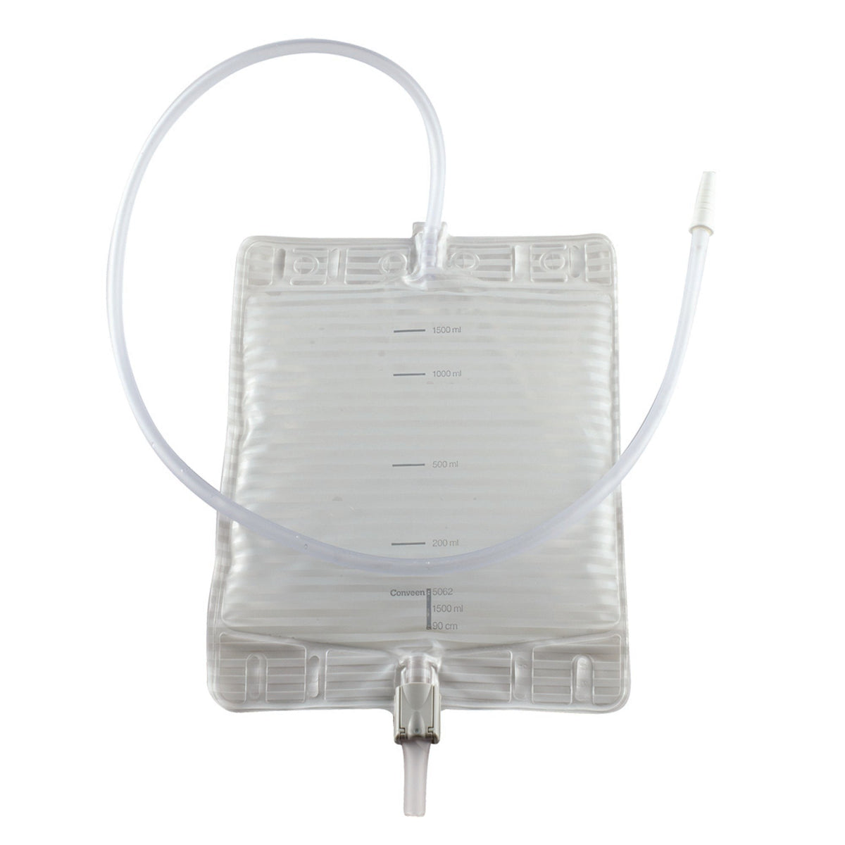 Coloplast Conveen Security+ Urinary Leg Bag, Anti-Reflux Valve, Sterile Polyethylene, 1500 mL - 05062-Single - LL Medico