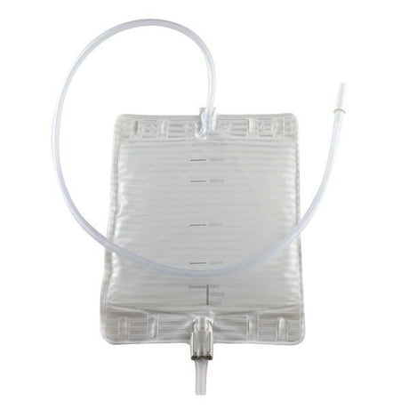 Coloplast Conveen Security+ Urinary Leg Bag, Anti-Reflux Valve, Sterile Polyethylene, 1500 mL - 05062-Single - LL Medico