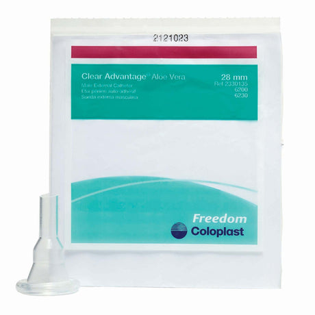 Coloplast Freedom Clear Male External Catheter with Kink Resistant Nozzle, Silicone - 5200-Single - LL Medico