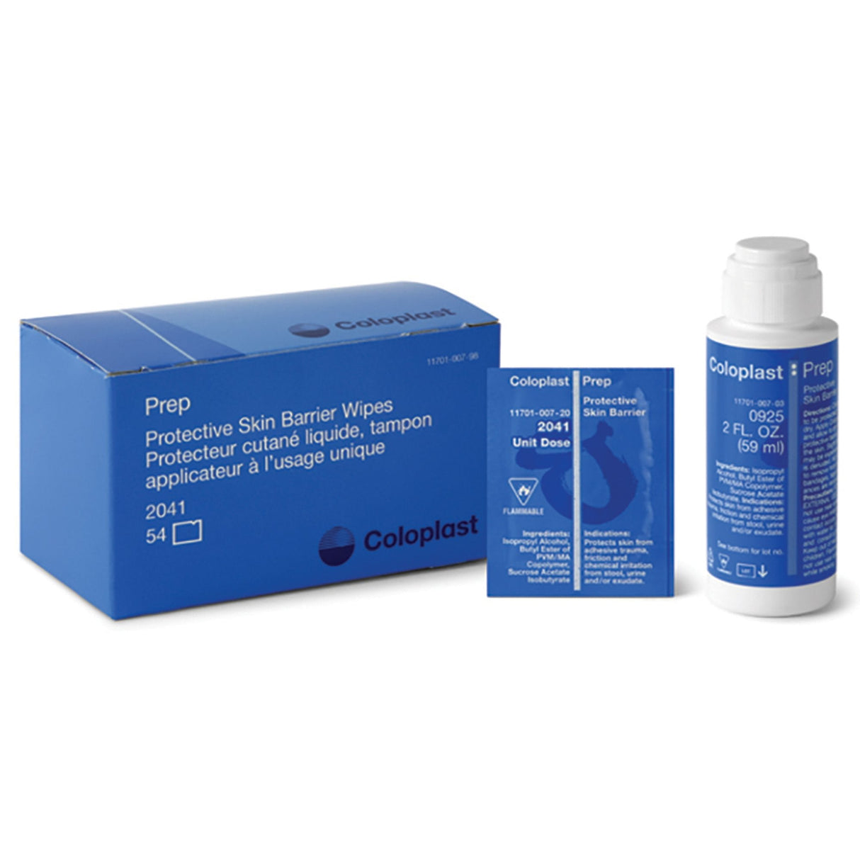 Coloplast Prep Skin Barrier Wipes, Individual Packets - 2041-Single - LL Medico
