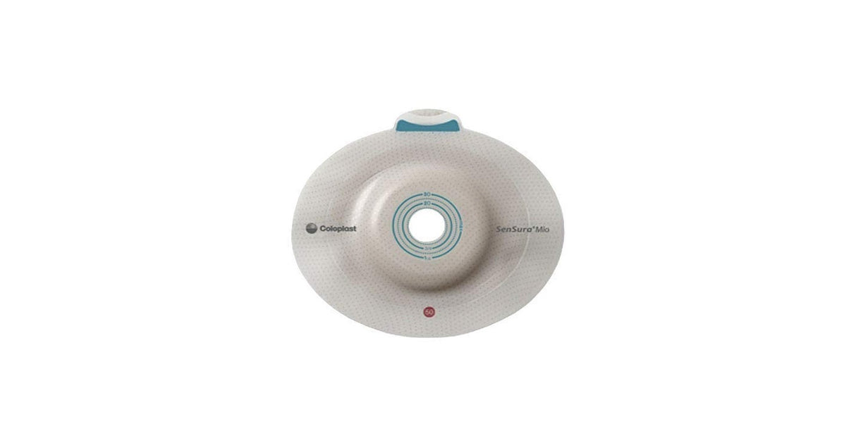 Coloplast SenSura Mio Click Two-Piece Skin Barrier, Deep Convex, Pre-Cut, 50 mm Flange, Red - 16953-Box - LL Medico