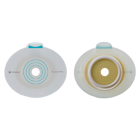 Coloplast SenSura Mio Click Two-Piece Skin Barrier, Flat, Cut-to-Fit, 70 mm Flange, Yellow - 10531-Box - LL Medico