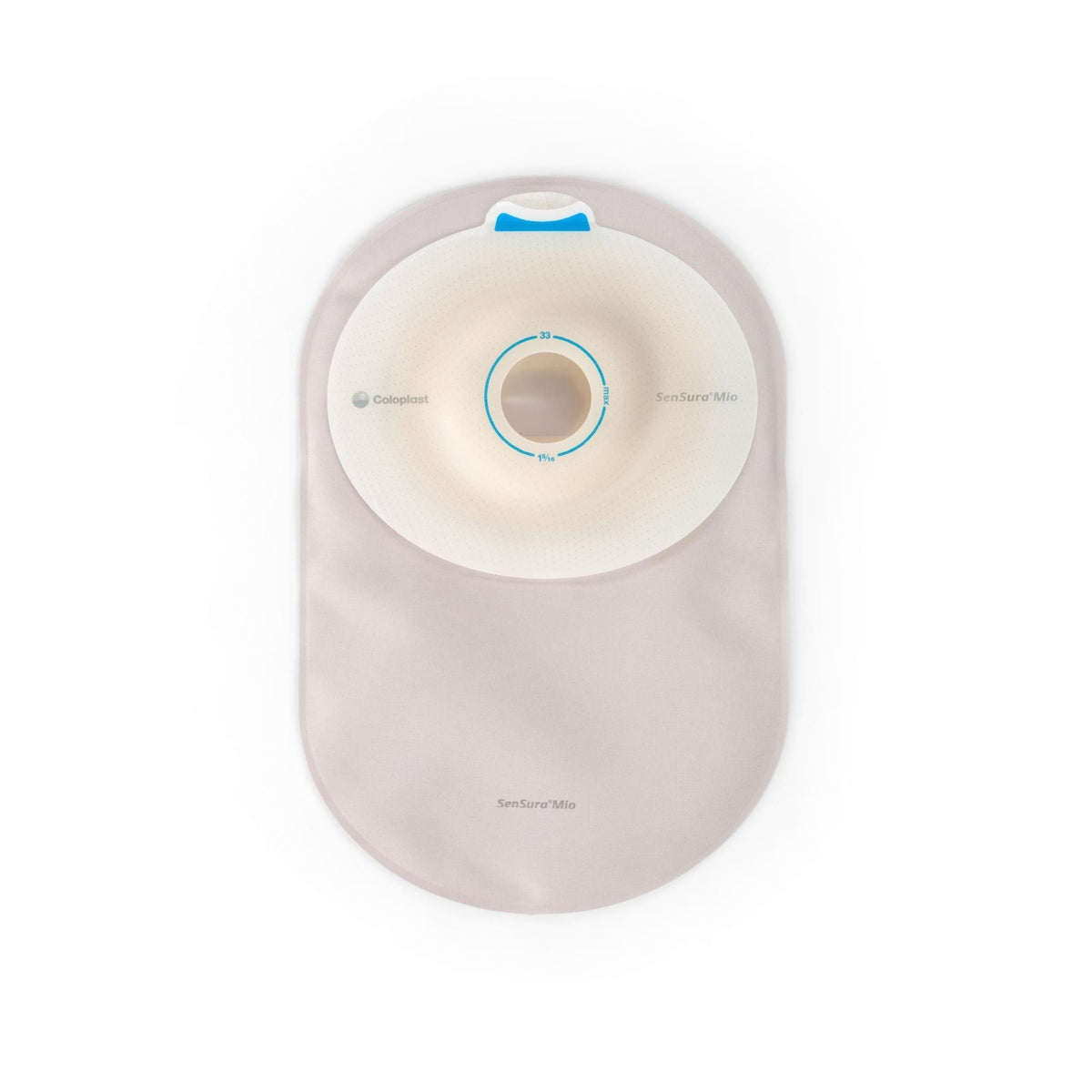 Coloplast SenSura Mio Convex Deep One-Piece Closed Ostomy Pouch, Opaque with Filter, 1" Stoma, 8 1/4", Box of 10 - 16350-Box - LL Medico