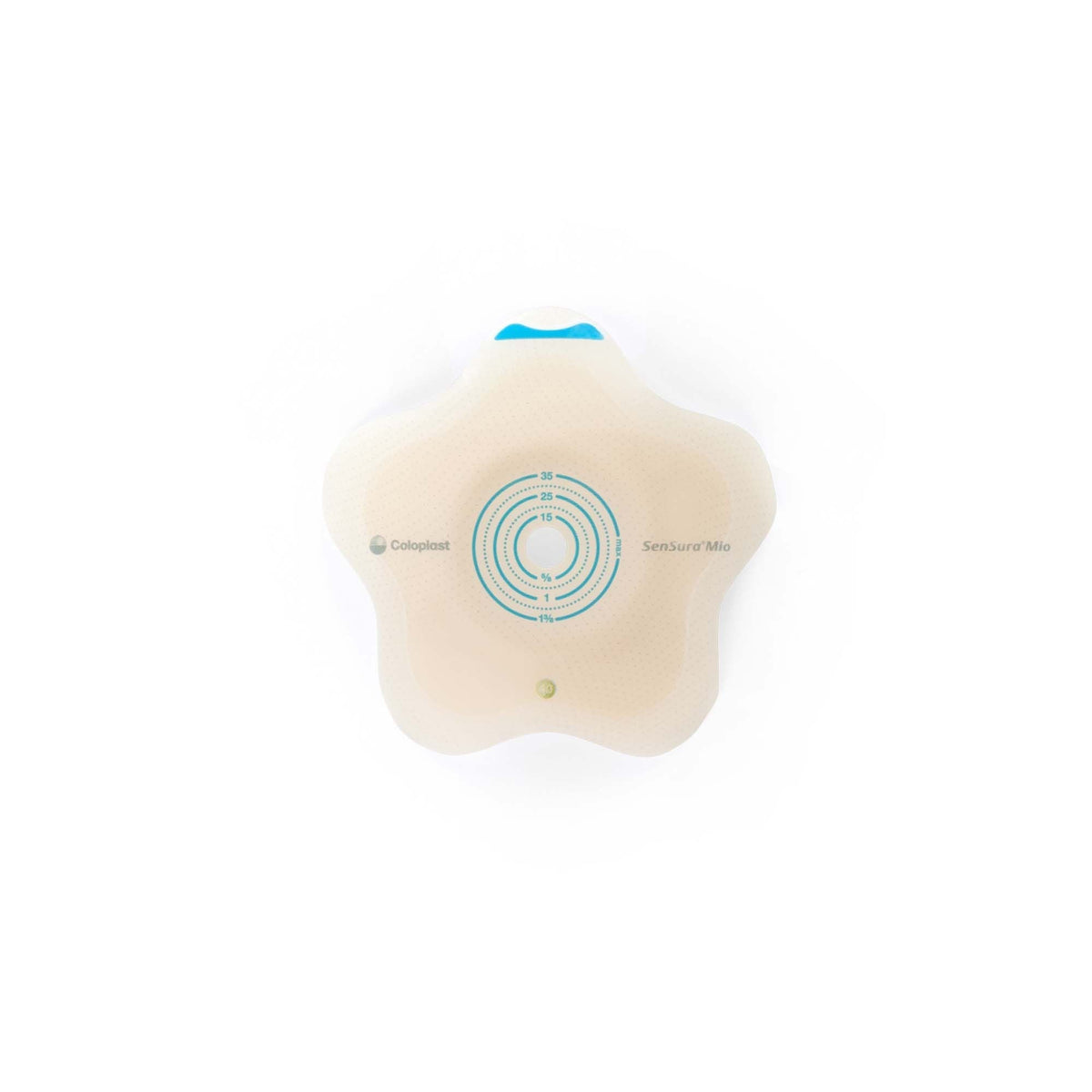 Coloplast SenSura Mio Convex Flip Ostomy Barrier, 1 9/16" Flange, Trim to Fit 3/8 to 1 3/4" Stoma, Box of 5 - 18500-Box - LL Medico