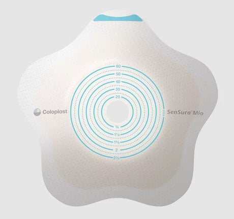 Coloplast SenSura Mio Convex Flip Two-Piece Skin Barrier, Star, Cut-to-Fit, 50 mm Flange, Red - 18510-Box - LL Medico
