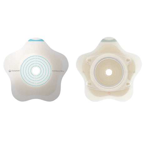 Coloplast SenSura Mio Convex Flip Two-Piece Skin Barrier, Star, Cut-to-Fit, 50 mm Flange, Red - 18510-Box - LL Medico
