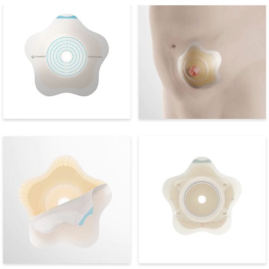 Coloplast SenSura Mio Convex Flip Two-Piece Skin Barrier, Star, Pre-Cut, 60 mm Flange - 18524-Box - LL Medico