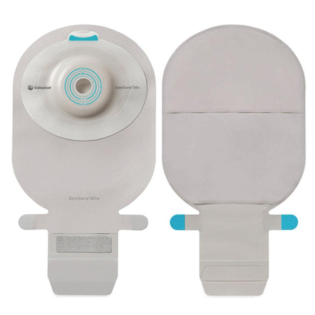 Coloplast SenSura Mio Flat Opaque Ostomy Pouch, 32mm Stoma One-Piece Pouch, Pre-Cut, 11-Inch, with Filter - 10475-Box - LL Medico