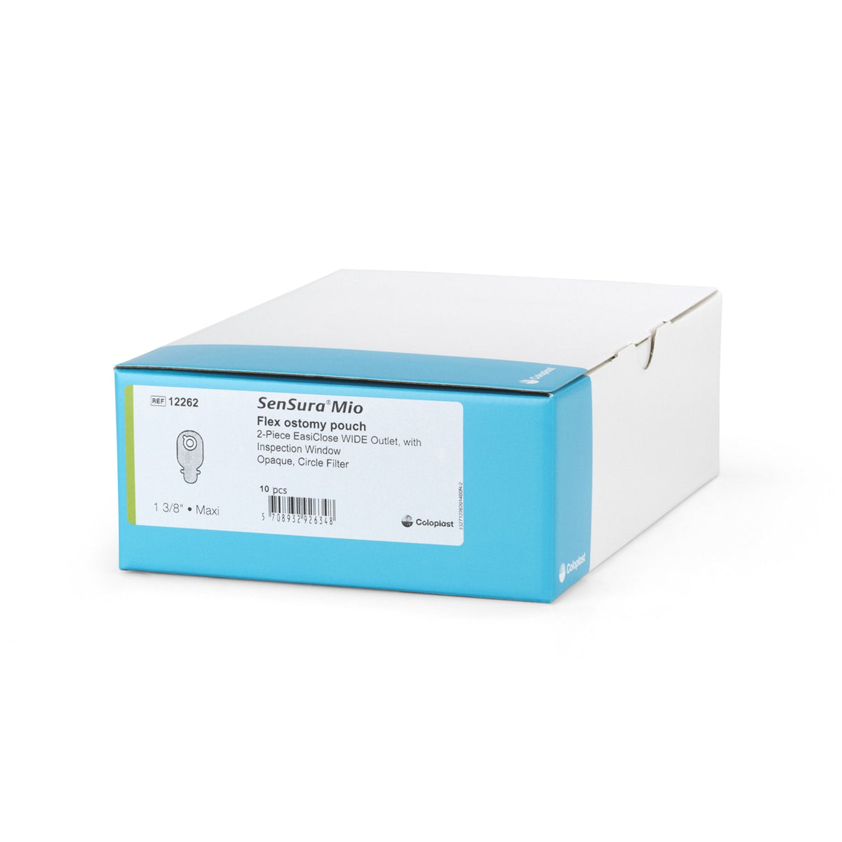 Coloplast SenSura Mio Flex EasiClose Two-Piece Pouch, Drainable, Opaque, with Filter - 12262-Box - LL Medico