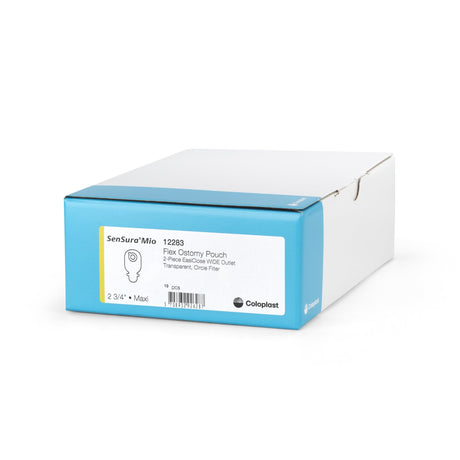 Coloplast SenSura Mio Flex EasiClose Two-Piece Pouch, Drainable, Transparent, 11-Inch - 12283-Box - LL Medico