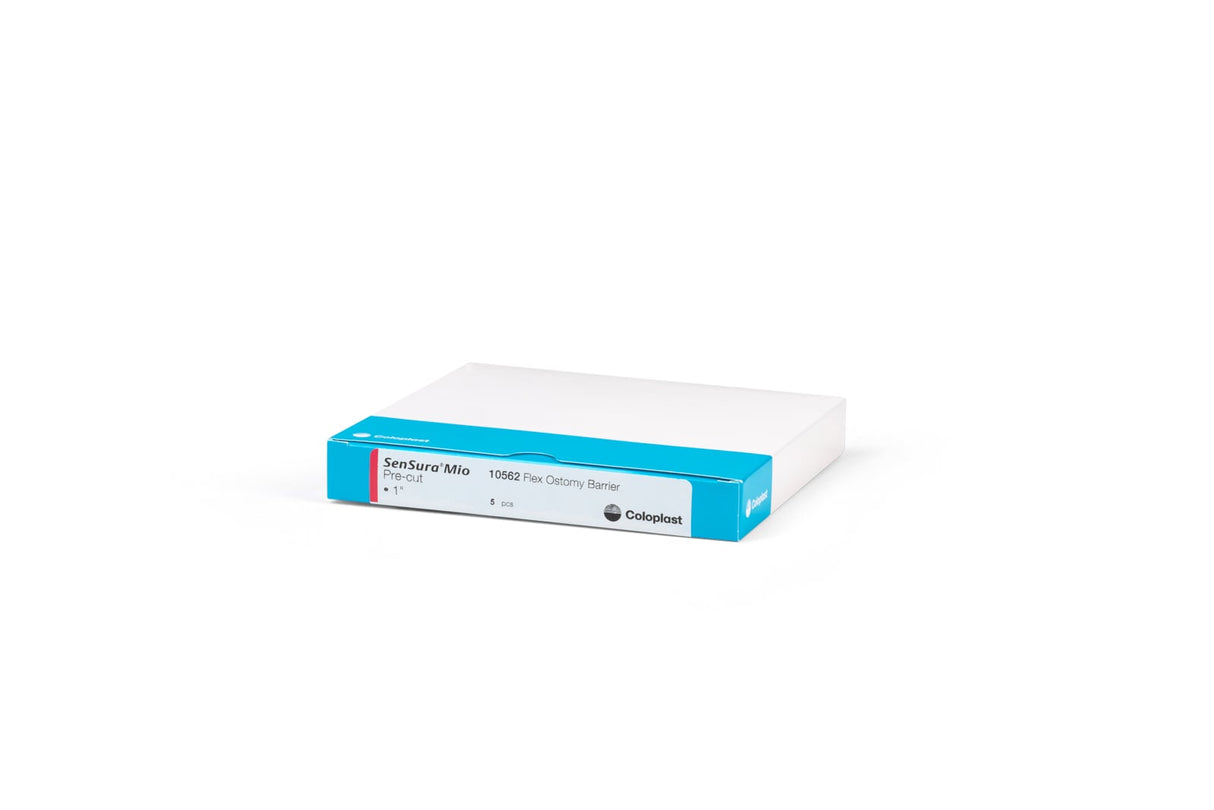 Coloplast SenSura Mio Flex Two-Piece Skin Barrier, Flat, Pre-Cut, 50 mm Flange, Red - 10562-Box - LL Medico