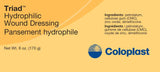 Coloplast Triad Hydrophilic Wound Dressing, 6 oz - 1967-Single - LL Medico