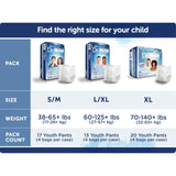 Comfees DriNite Youth Pants, Unisex - CMFYSM-Pack - LL Medico