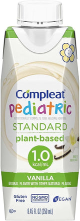 Compleat Pediatric Standard Nutrition Shake, Vanilla, 8.45 oz - 00043900560410-Single - LL Medico