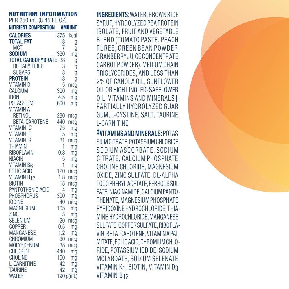 Compleat Peptide 1.5 Pediatric Tube Feeding Formula, Vegetable/Fruit, 1000 mL - 00043900617152-Single - LL Medico