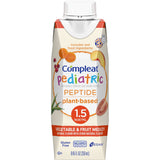Compleat Peptide 1.5 Pediatric Tube Feeding Formula, Vegetable/Fruit, 1000 mL - 00043900617152-Single - LL Medico