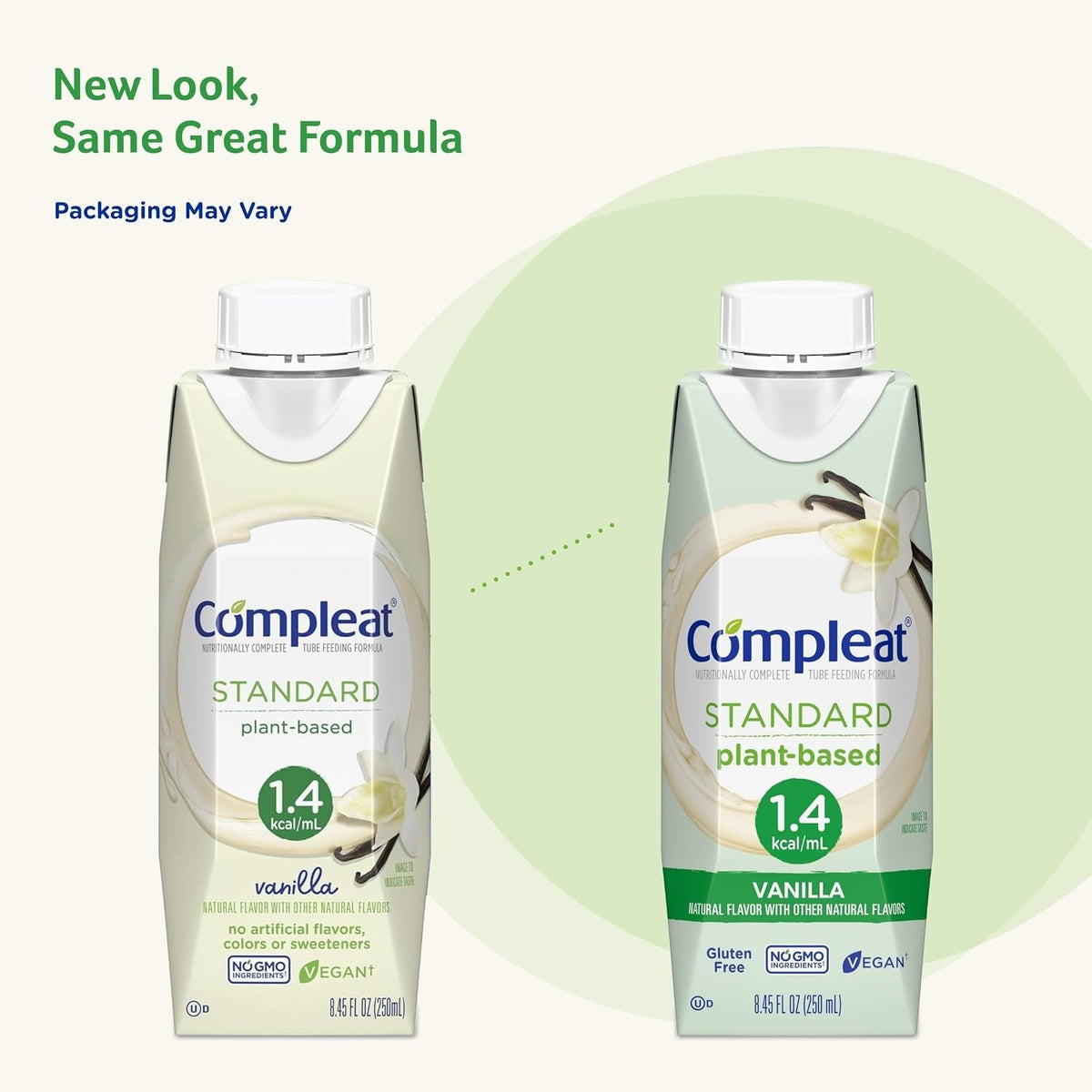 Compleat Standard 1.4 Plant-Based Tube Feeding Formula, Vanilla, 8.45 oz - 00043900540672 - LL Medico