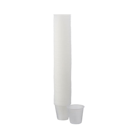 Conex Galaxy Drinking Cup, Disposable, 3.5 oz, Translucent, Plastic - Y35-Sleeve - LL Medico