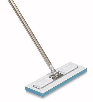 Contec Klean Max Cleanroom Wet Mop Pad, Sealed Edge, Large, White, Microfiber / Polyester, Non-Sterile, Disposable, 0.7 x 4.5 x 15" - HCKM3003-Bag - LL Medico