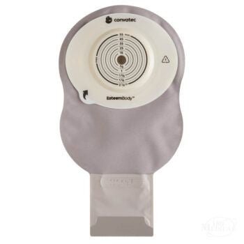 ConvaTec Esteem Body One-Piece Pouch, Deep Convex, Cut-to-Fit, Opaque, 11-Inch - 423658-Box - LL Medico