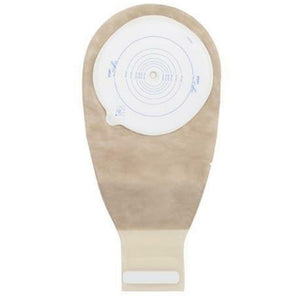 ConvaTec Esteem+ Drainable One-Piece Ostomy Pouch, Transparent, Cut-to-Fit 3/8-4" Stoma, 14" Length, Box of 10 - 416908-Box - LL Medico