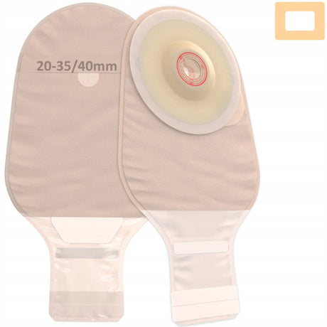 ConvaTec Esteem+ Flex One-Piece Pouch, Convex, Cut-to-Fit, Opaque, 8-1/2-Inch - 421619-Single - LL Medico