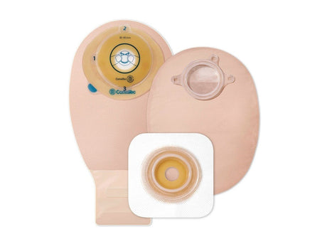 ConvaTec Esteem+ One-Piece Pouch, Flat, Transparent, 12-Inch - 413518-Box - LL Medico