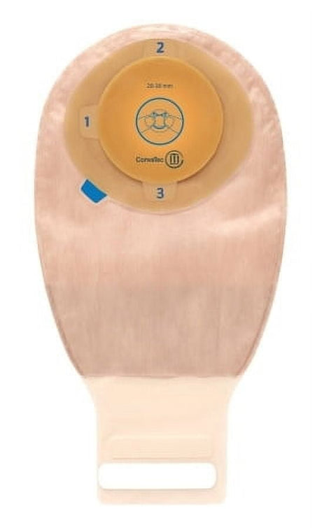 ConvaTec Esteem Transparent Ostomy Pouch, Cut to Fit Stomas 20 – 30mm One-Piece Pouch, Flat, Cut-to-Fit, 12-Inch, with Filter - 413515-Box - LL Medico