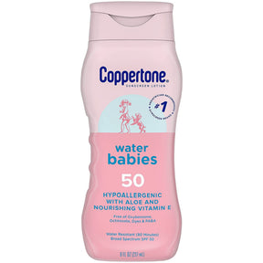 Coppertone Water Babies SPF 50 Sunscreen Lotion, 8 oz. - 07214002739-Single - LL Medico