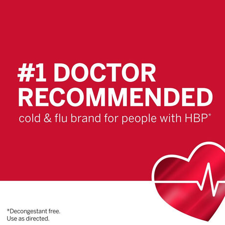 Coricidin HBP Cold & Flu Relief Tablets, 20 ct - 11523432502 - LL Medico