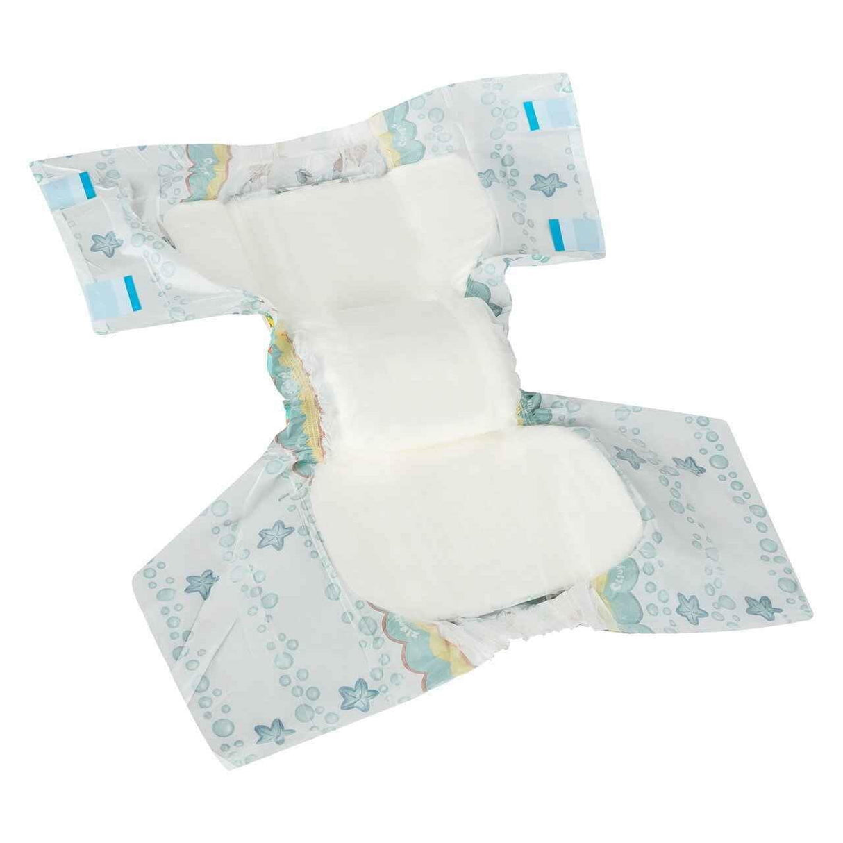 Crinklz Printed Adult Diapers w/ Plastic Backing, Aquanaut Print - 60100-Pack - LL Medico