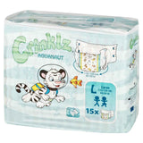 Crinklz Printed Adult Diapers w/ Plastic Backing, Aquanaut Print - 60100-Pack - LL Medico