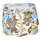 Crinklz Printed Adult Diapers w/ Plastic Backing, Buccaneer Print - 70300-Pack - LL Medico