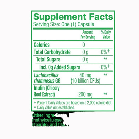 Culturelle Digestive Daily Probiotic Capsules, Lactobacillus rhamnosus GG - 049100400099-Box - LL Medico