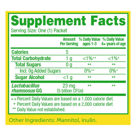Culturelle Kids Probiotic + Fiber Packets, Dietary Supplement, Ages 1+ - 049100400372-Box - LL Medico