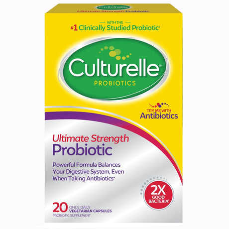 Culturelle Pro Strength Daily Probiotic Capsules, Double CFUs - 049100400358-Box - LL Medico