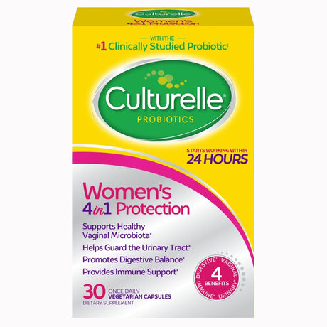 Culturelle Women's 4-in-1 Protection Probiotic Capsules - 049100400594-Box - LL Medico