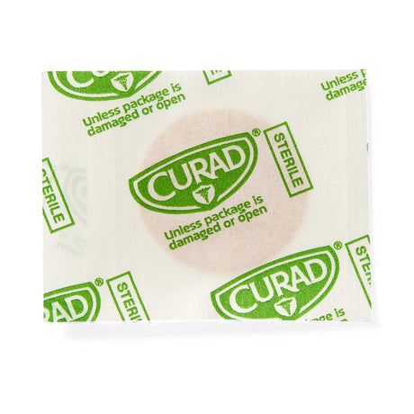 Curad Plastic Spot Adhesive Bandages, Sterile, 4-Sided Seal, 7/8" (100 Count) - NON25501-Box - LL Medico