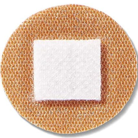 Curad Plastic Spot Adhesive Bandages, Sterile, 4-Sided Seal, 7/8" (100 Count) - NON25501-Box - LL Medico