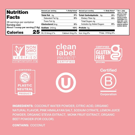 Cure Hydrating Electrolyte Drink Mix, Strawberry Kiwi, 7.5 oz - HM7009-Single - LL Medico